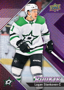 Logan Stankoven Rookie Purple Diamond Card – 2024-25 Upper Deck Allure Hockey