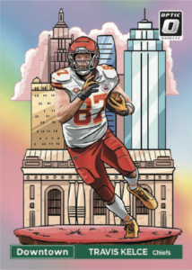 2024 Donruss Optic Football Downtown Kelce Card – 2024 Donruss Optic Football