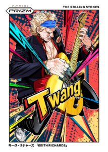 2024 Panini Prizm The Rolling Stones Trading Card Keith Richards Insert Card – 2024 Panini Prizm The Rolling Stones