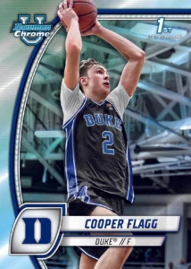 2024 25 Bowman University Chrome Basketball Cooper Flagg Card – 2024-25 Bowman University Chrome Basketball