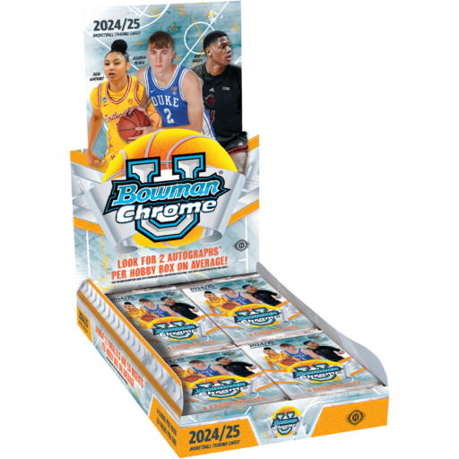 2024 25 Bowman University Chrome Basketball Hobby Box Open