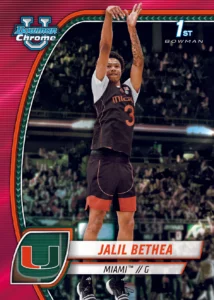 2024 25 Bowman University Chrome Basketball Jalil Bethea Card – 2024-25 Bowman University Chrome Basketball