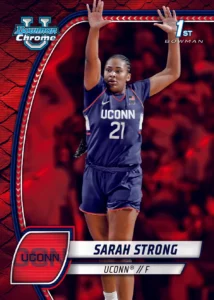 2024 25 Bowman University Chrome Basketball Sarah Strong Card – 2024-25 Bowman University Chrome Basketball