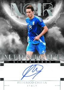 2024 25 Panini Noir Soccer Trading Card Box Autograph Federico Chiesa Card – 2024-25 Panini Noir Soccer Trading Card Box