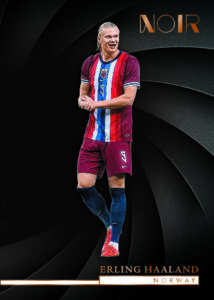 2024-25 Panini Noir Soccer Trading Card Box Base Erling Haaland