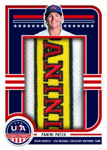 2025 Panini USA Stars and Stripes Baseball Drew Burress Panini Patch
