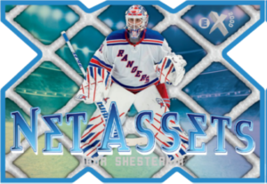 Igor Shesterkin Net Assets Card – 2023-24 Upper Deck Skybox E-X 2000 Hockey