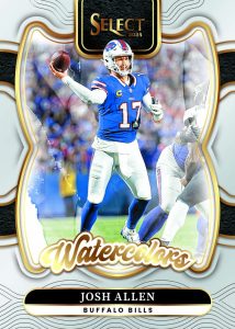 Josh Allen Watercolors Card – 2024 Panini Select Football Hobby