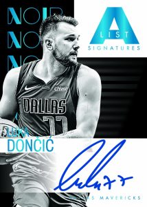 2024 25 Panini Noir Basketball Autograph A List Signatures Luka Doncic Card – 2024-25 Panini Noir Basketball