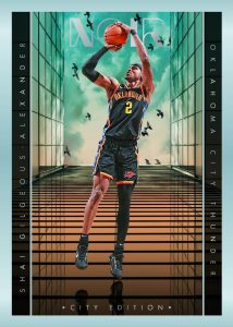 2024 25 Panini Noir Basketball Insert City Edition SGA Card – 2024-25 Panini Noir Basketball