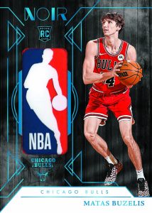 2024 25 Panini Noir Basketball Relic Logoman Matas Buzelis Card – 2024-25 Panini Noir Basketball