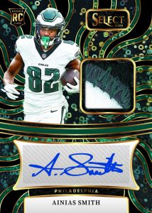 2024 Panini Select Football H2 Box Autograph Relic Ainias Smith Card – 2024 Panini Select Football H2 Box