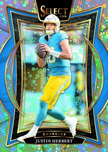 2024 Panini Select Football H2 Box Base Justin Herbert Card – 2024 Panini Select Football H2 Box