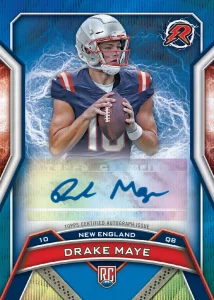2024 Topps Resurgence Football Autograph Drake Maye Card – 2024 Topps Resurgence Football Hobby