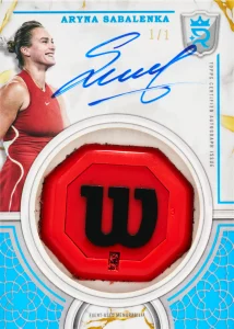 2024 Topps Royalty Tennis Autograph Relic Aryna Sabalenka Card – 2024 Topps Royalty Tennis