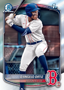 2025 Bowman Baseball DAngelo Ortiz Chrome