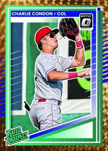 2025 Panini Donruss Baseball Insert Charlie Condon Card – 2025 Panini Donruss Baseball