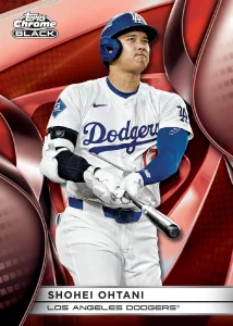 2025 Topps Chrome Black Baseball Base Shohei Ohtani Card – 2025 Topps Chrome Black Baseball