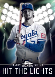 2025 Topps Chrome Black Baseball Insert Bobby Witt Jr Card – 2025 Topps Chrome Black Baseball