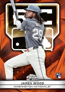 2025 Topps Chrome Black Baseball Insert James Wood Card – 2025 Topps Chrome Black Baseball