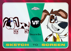 2025 Topps Chrome VeeFriends Insert Sketch to Screen