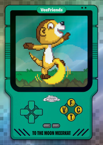 2025 Topps Chrome VeeFriends Insert To The Moon Meerkat