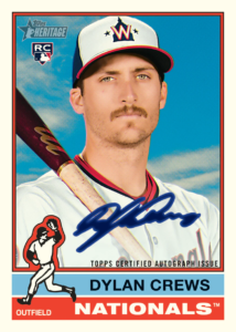 2025 Topps Heritage Baseball – 2025 Topps Heritage Baseball Dylan Crews Real One Rookie Autograph (Baseball)