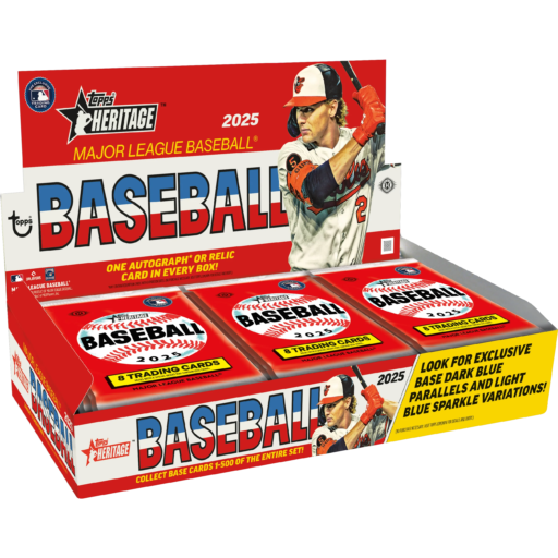 2025 Topps Heritage Baseball Hobby Box Card – 2025 Topps Heritage Baseball