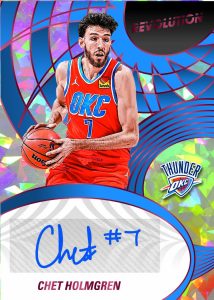 Chet Holmgren Autograph Card – 2024-25 Panini Revolution Chinese New Year Basketball