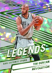 Tim Duncan Emerald Base Card – 2024-25 Panini Revolution Chinese New Year Basketball