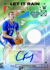 2024 25 Bowman University Best Basketball Cooper Flag Let It Rain Autograph