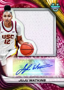 2024 Bowman University Best Basketball Juju Watkins Patch Autograph card USC Trojans
