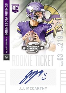 2024 Panini Contenders Optic Football Autograph JJ McCarthy Card – 2024 Panini Contenders Optic Football