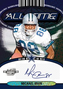 2024 Panini Contenders Optic Football Autograph Michael Irvin Card – 2024 Panini Contenders Optic Football