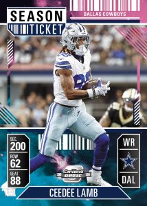 2024 Panini Contenders Optic Football Insert Season Ticket CeeDee Lamb Card – 2024 Panini Contenders Optic Football