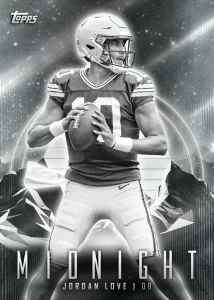 2024 Topps Midnight Football Base Midnight Jordan Love Card – 2024 Topps Midnight Football