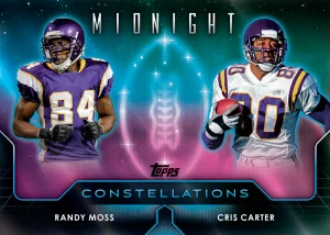 2024 Topps Midnight Football Insert Constellations Card – 2024 Topps Midnight Football