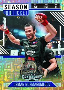 2025 Panini Contenders PFL Insert Season Ticket Usman Card – 2025 Panini Contenders PFL