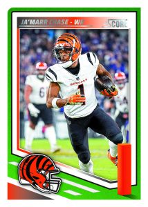 2025 Panini Score Football Base Jamarr Chase Card – 2025 Panini Score Football