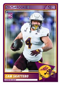 2025 Panini Score Football Base Rookie Cam Skattebo Card – 2025 Panini Score Football