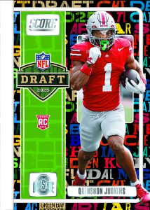2025 Panini Score Football Insert Quinshon Judkins Card – 2025 Panini Score Football