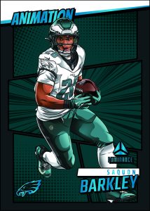 Saquon Barkley Animation Card – 2025 Panini Luminance Football