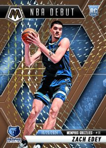 2024 25 Panini Mosaic Basketball Base NBA Debut Zach Edey Card – 2024-25 Panini Mosaic Basketball