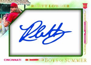 2025 Panini Boys of Summer Baseball Autograph Rhett Lowder Card – 2025 Panini Boys of Summer Baseball