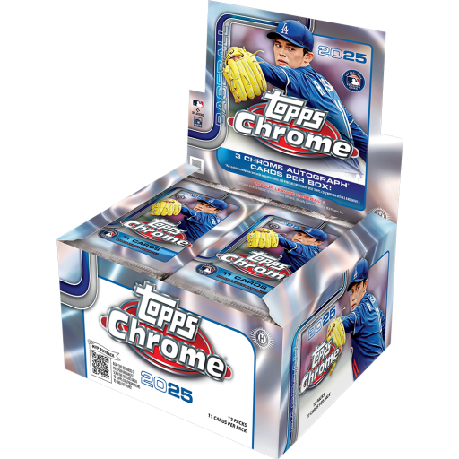 2025 Topps Chrome Baseball Jumbo Box Card – 2025 Topps Chrome Baseball Jumbo