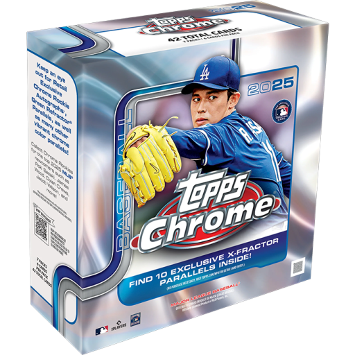 2025 Topps Chrome Baseball Mega Box Card – 2025 Topps Chrome Baseball Mega Box