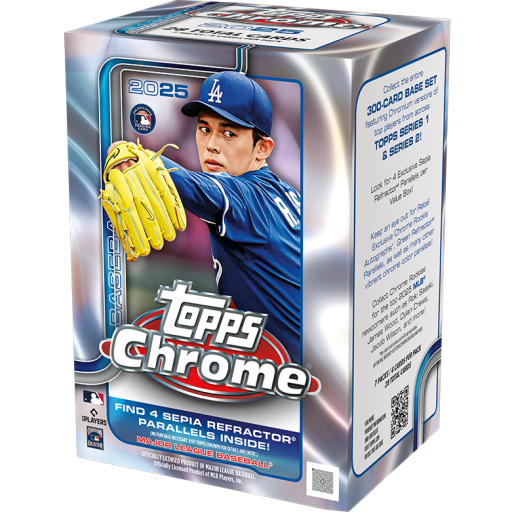 2025 Topps Chrome Baseball Value Box Card – 2025 Topps Chrome Baseball Value Box