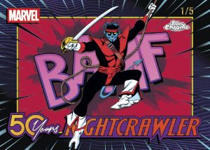 50 Years of Nightcrawler Card – 2025 Topps Marvel Comics Chrome