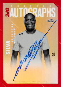 Anderson Silva Octogon Autographs Card – 2025 Topps Chrome UFC