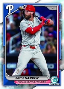 Baseball Bryce Harper Chrome Base Card – 2024 Bowman Chrome Baseball